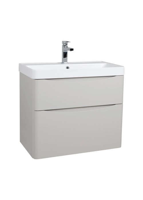 Тумба консольна AQUA RODOS Америна 75 см з умивальником "Deep", АР000134992 (Кашемір)