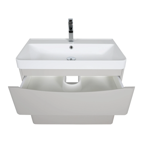 Тумба консольна AQUA RODOS Америна 75 см з умивальником "Deep", АР000134992 (Кашемір)