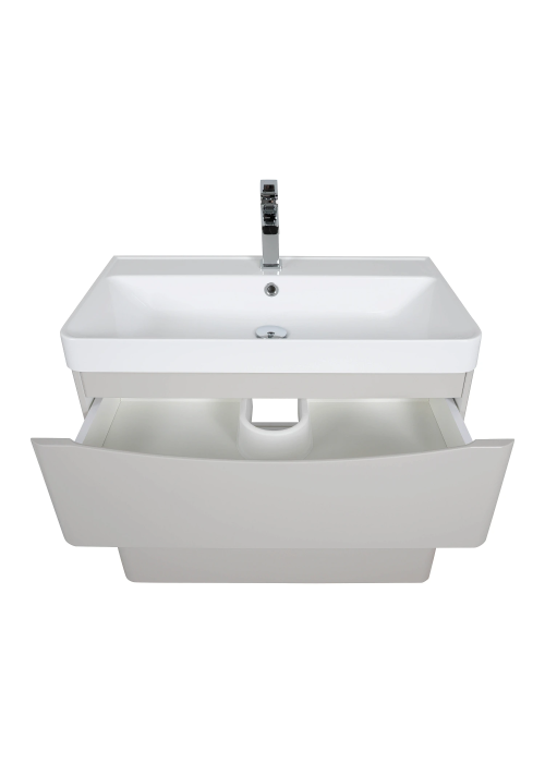 Тумба консольна AQUA RODOS Америна 75 см з умивальником "Deep", АР000134992 (Кашемір)