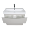 Тумба консольна AQUA RODOS Америна 75 см з умивальником "Deep", АР000134992 (Кашемір)