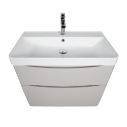 Тумба консольна AQUA RODOS Америна 75 см з умивальником "Deep", АР000134992 (Кашемір)