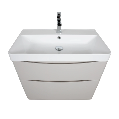 Тумба консольна AQUA RODOS Америна 75 см з умивальником "Deep", АР000134992 (Кашемір)