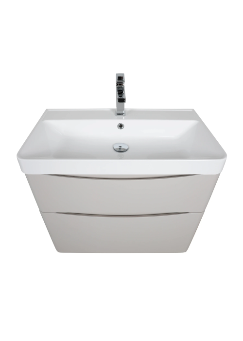 Тумба консольна AQUA RODOS Америна 75 см з умивальником "Deep", АР000134992 (Кашемір)