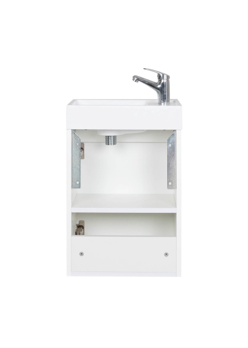 Тумба консольна AQUA RODOS Fabio 40 см з умивальником "MINI", АР000127303 (Білий матовий)