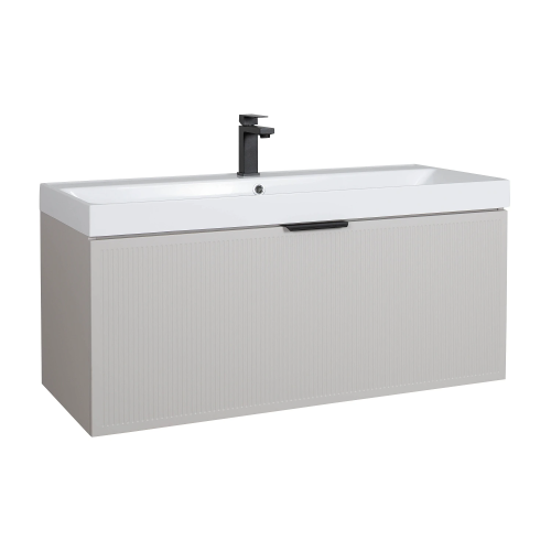 Тумба консольна AQUA RODOS Fabio 100 см з умивальником "Fabio", АР000134975 (Кашемір)