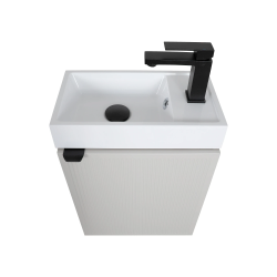 Тумба консольна AQUA RODOS Fabio 40 см з умивальником "MINI", АР000134983 (Кашемір)
