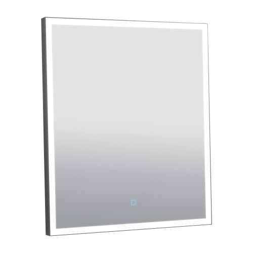 Дзеркало Aqua Rodos Luce black 60x70, сенсор, підсвітка, АР000112804