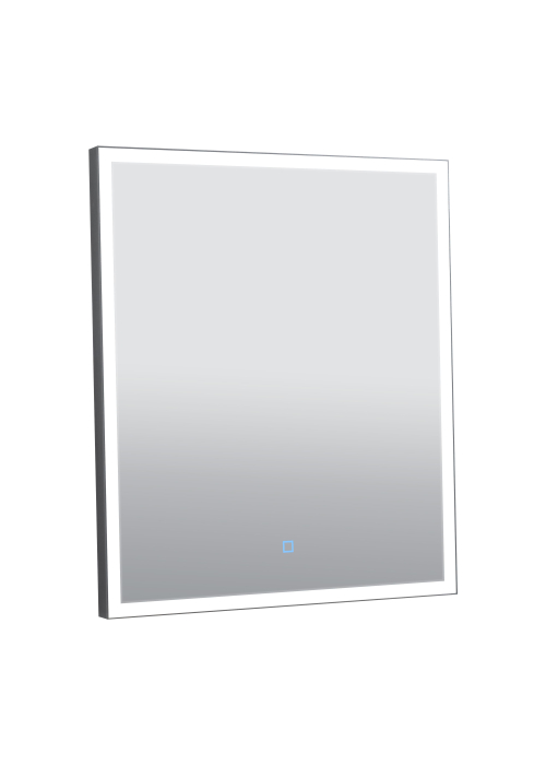 Дзеркало Aqua Rodos Luce black 60x70, сенсор, підсвітка, АР000112804