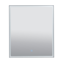 Дзеркало Aqua Rodos Luce black 60x70, сенсор, підсвітка, АР000112804