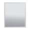 Дзеркало Aqua Rodos Luce black 60x70, сенсор, підсвітка, АР000112804