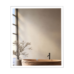 Дзеркало Aqua Rodos Luce black 60x70, сенсор, підсвітка, АР000112804