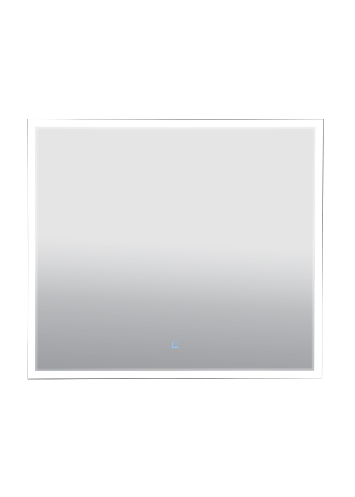 Дзеркало Aqua Rodos Luce black 80x70, сенсор, підсвітка, АР000112805