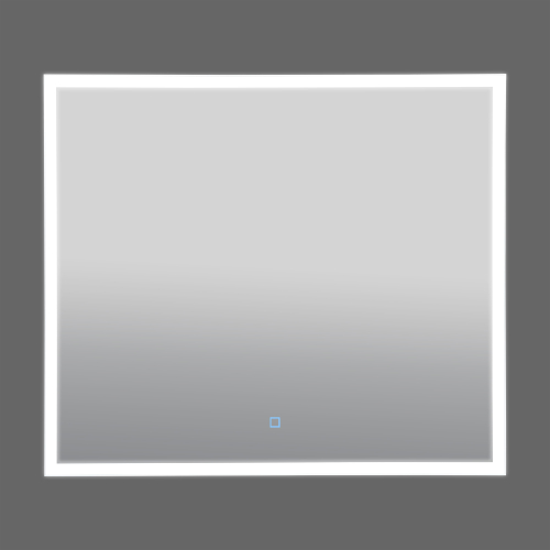 Дзеркало Aqua Rodos Luce black 80x70, сенсор, підсвітка, АР000112805