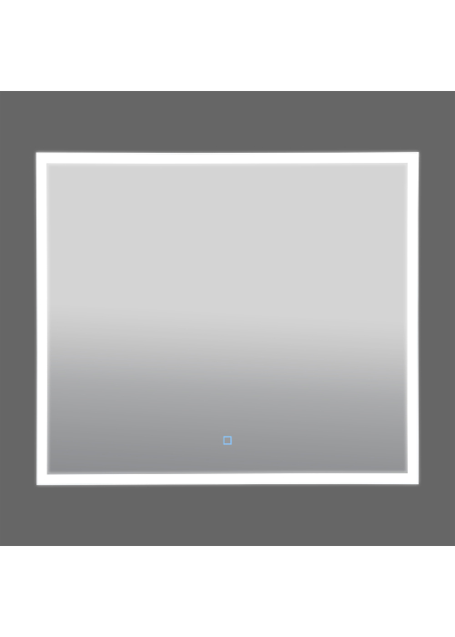 Дзеркало Aqua Rodos Luce black 80x70, сенсор, підсвітка, АР000112805