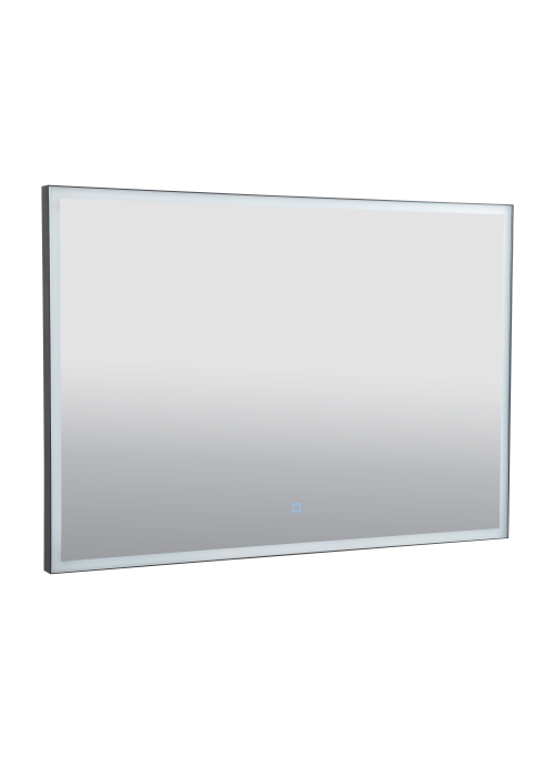 Дзеркало Aqua Rodos Luce black 100x70, сенсор, підсвітка, АР000112806