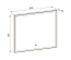 Зеркало Aqua Rodos Luce white 80x70, подсветка, сенсор, АР000112808