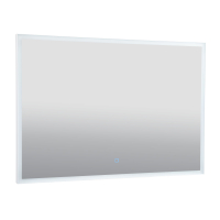 Зеркало Aqua Rodos Luce white 100x70, сенсор, подсветка, АР000112809