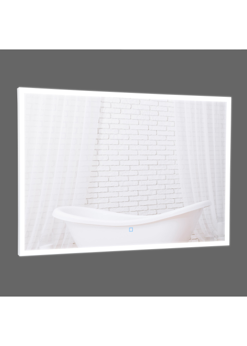 Дзеркало Aqua Rodos Luce white 100x70, сенсор, підсвітка, АР000112809