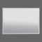 Зеркало Aqua Rodos Luce white 100x70, сенсор, подсветка, АР000112809