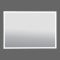 Зеркало Aqua Rodos Luce white 100x70, сенсор, подсветка, АР000112809