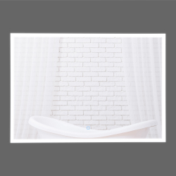 Дзеркало Aqua Rodos Luce white 100x70, сенсор, підсвітка, АР000112809