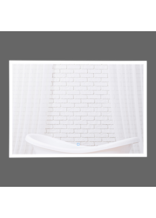 Дзеркало Aqua Rodos Luce white 100x70, сенсор, підсвітка, АР000112809