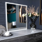 Зеркало Aqua Rodos Luce white 100x70, сенсор, подсветка, АР000112809