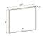 Дзеркало Aqua Rodos Luce white 60x70, сенсор, підсвітка, АР000112807