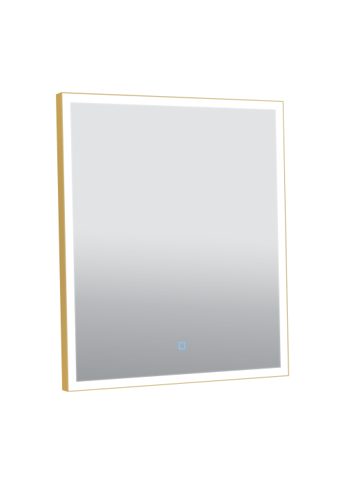 Дзеркало Aqua Rodos Luce gold 60x70, сенсор, підсвітка, АР000113283