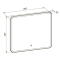 Зеркало Aqua Rodos Luce gold 80x70, сенсор, подсветка, АР000113284
