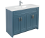 Тумба AQUA RODOS WATERFORD (STIFFKEY-BLUE-MATT) с умывальником 100 см напольная АР000060777 (Под заказ 45 дней)