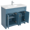 Тумба AQUA RODOS WATERFORD (STIFFKEY-BLUE-MATT) с умывальником 100 см напольная АР000060777 (Под заказ 45 дней)