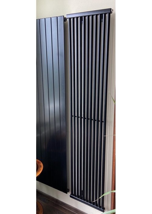 Вертикальний трубчастий радіатор Betatherm PS Style 1 H-1800 мм, L-441 мм з бічним підключенням PS 1180/12 9005M 34