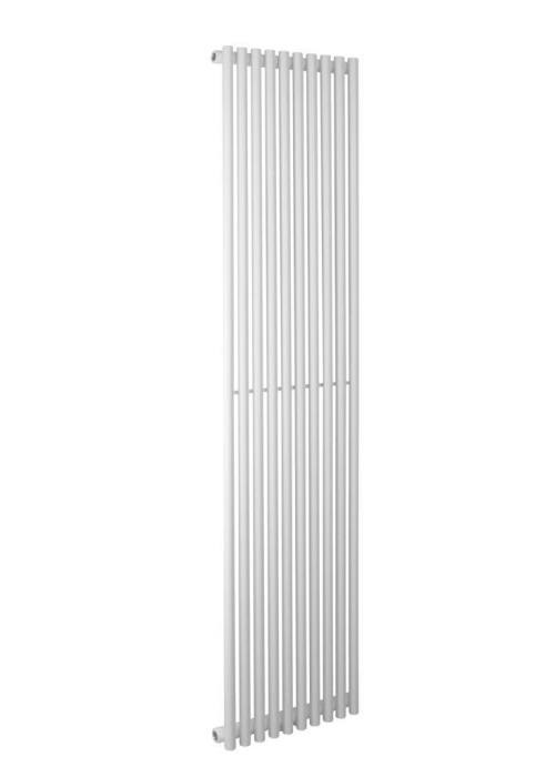 Вертикальний радіатор Betatherm  Praktikum 1, H-1800 мм, L-387 мм PV 1180/10 9016M 99 