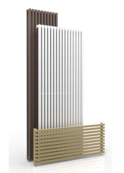Дизайнерский горизонтальный радиатор Betatherm Quantum 2 H-500 L-1005 BQ 2050/25 9016M 88