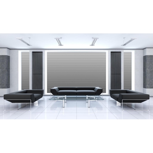 Вертикальний трубчастий радіатор Betatherm Quantum 1 H-2000 мм, L-525 мм BQ 1200/13 9005M 99