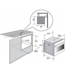 Микроволновая печь встраиваемая Brandt BKS6135B