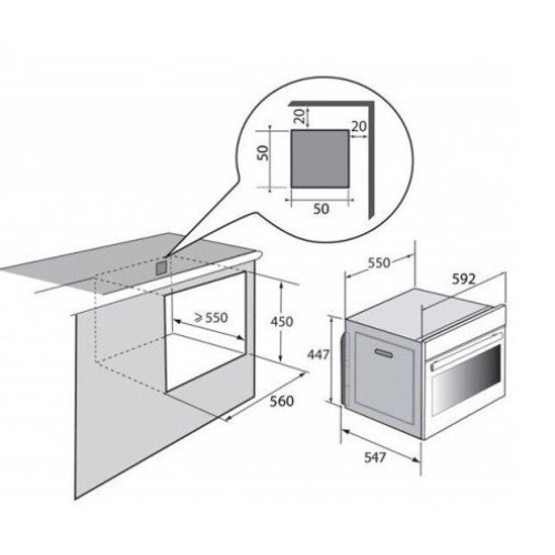 Микроволновая печь встраиваемая Brandt BKS6135B