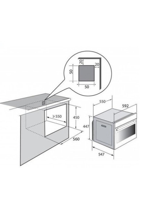 Микроволновая печь встраиваемая Brandt BKS6135B