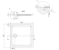 Поддон душевой кабины Cersanit ТАКО 80x4 CW квадратный S204-009