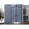 Душова кабіна квадратна CERSANIT BRASCO 90x90x190 Чорний S168-008
