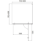 Душова кабіна квадратна Cersanit BRASCO 80x80x190 Хром S168-009