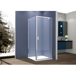Душова кабіна квадратна Cersanit BRASCO 90x90x190 Хром S168-010