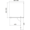 Душевая кабина квадратная Cersanit BRASCO 90x90x190 Хром S168-010