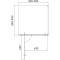 Душевая кабина квадратная Cersanit BRASCO 90x90x190 Хром S168-010