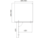 Душевая кабина квадратная Cersanit BRASCO 90x90x190 Хром S168-010