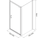 Душевая кабина квадратная Cersanit BRASCO 90x90x190 Хром S168-010