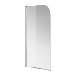 ШТОРКА ДЛЯ ВАННИ Cersanit EASY NEW 140Х70 ОДИНАРНА, ПРОФІЛЬ ХРОМ, ПРОЗОРЕ СКЛО, S301-289