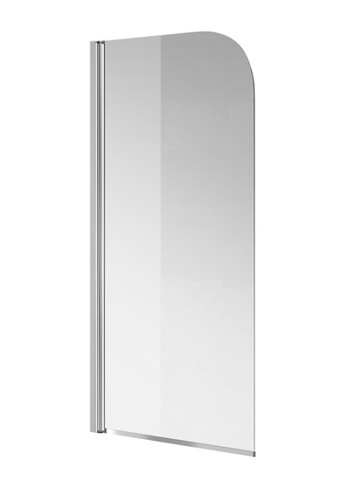 ШТОРКА ДЛЯ ВАННИ Cersanit EASY NEW 140Х70 ОДИНАРНА, ПРОФІЛЬ ХРОМ, ПРОЗОРЕ СКЛО, S301-289
