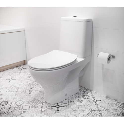 Унітаз-компакт CERSANIT Moduo SBTW CleanOn 651 011 3/5 з бачком і сидінням Slim Soft Close дюропласт K116-003